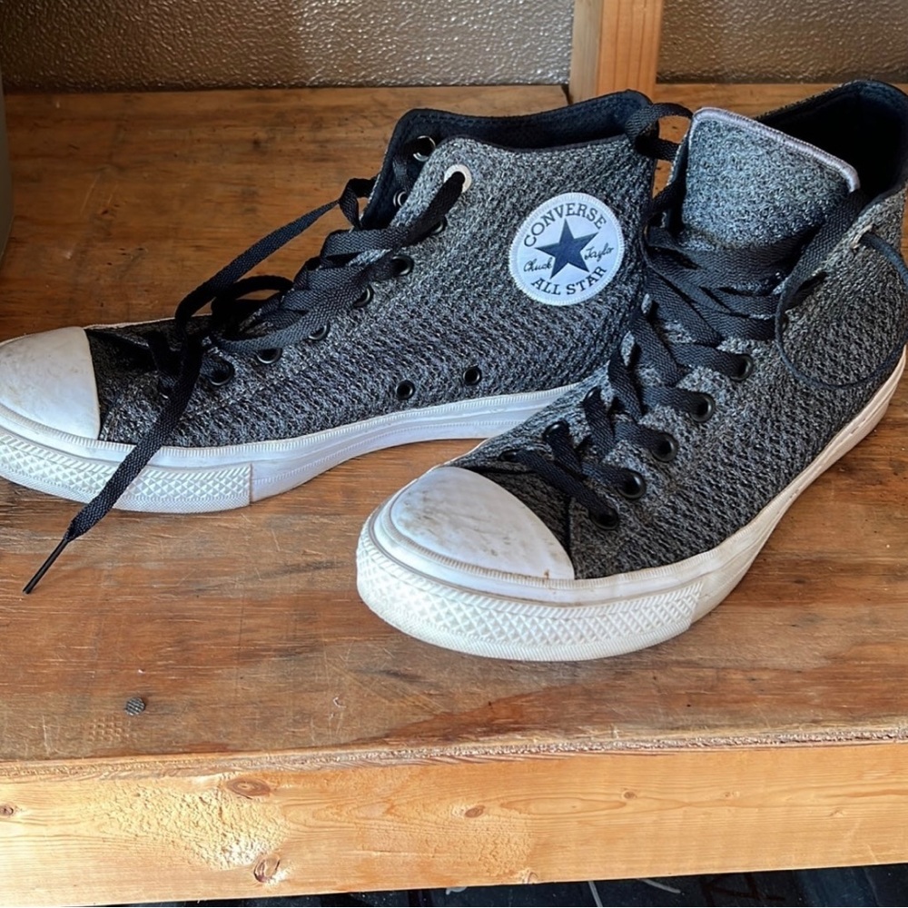 Converse Chuck Taylor All Star II Spacer Mesh Grey High Top 154020C Size 11 Men